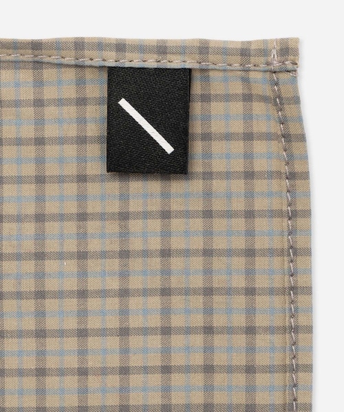 Saturdays NYC(サタデーズ ニューヨークシティ )の「Vintage Serif Check Scarf(バンダナ/スカーフ・レディース・グレー/キナリ/ベージュ・F)」の20枚目の写真