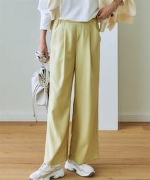 nissen | タックワイドパンツ(スラックス)