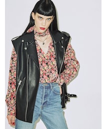 jouetie | ヴィンテージライク2WAYライダース(ライダースジャケット)