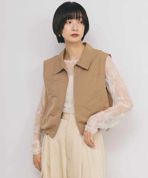 KBF（ケイビーエフ）の「コンパクトバルーンベスト（ベスト・レディース・BLACK/CAMEL・one）」の15枚目の写真