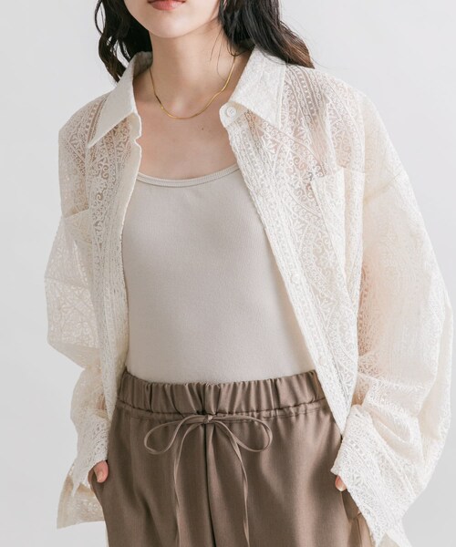 KBF（ケイビーエフ）の「スパゲティストラップカップ付きキャミ（キャミソール・レディース・L.BEIGE/YEL GREEN/BLACK/BLUE GRAY/BROWN・one）」の21枚目の写真