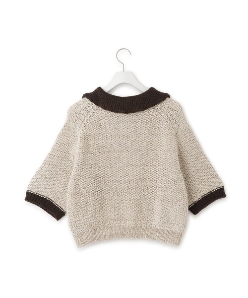 ADAM ET ROPE'（アダムエロペ）の「【JANE SMITH（ジェーンスミス）】3G KNIT POLO（ポロシャツ・レディース・キナリ・36）」の3枚目の写真