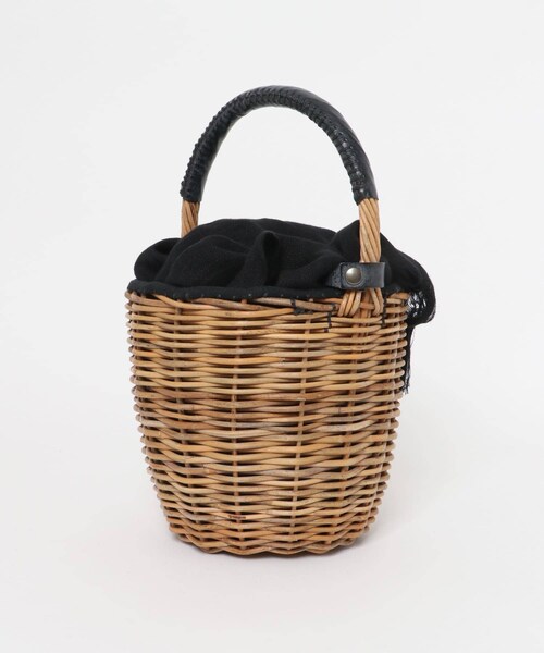 かぐれ（カグレ）の「eb.a.gos　バケツMバスケットリネン（かごバッグ・レディース・BK・-）」の5枚目の写真