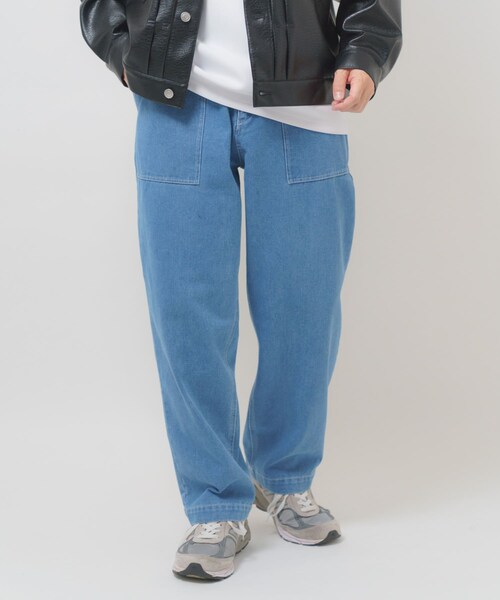 ITEMS URBANRESEARCH（アイテムズ アーバンリサーチ）の「デニム ベイカーパンツ（デニムパンツ・メンズ・BLK/NVY/BLU・M/L）」の15枚目の写真