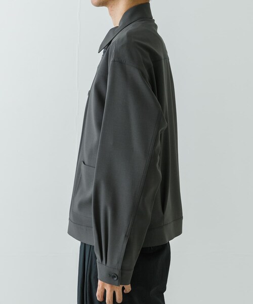 URBAN RESEARCH（アーバンリサーチ）の「ANOTHER OFFICE　Habana Trucker Jacket（テーラードジャケット・メンズ・Alloy-Gray・1/2/3）」の8枚目の写真