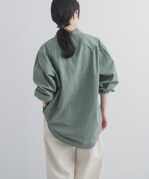 URBAN RESEARCH DOORS（アーバンリサーチドアーズ）の「SMITH　BROOKLYN WORK SHIRTS（シャツ/ブラウス・レディース・OLIVE/BLUE/GREY・S）」の15枚目の写真