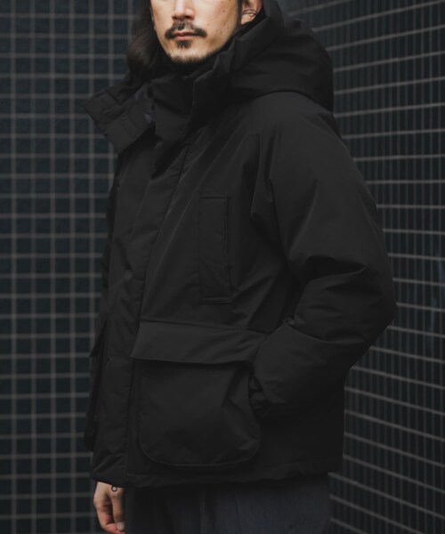ITEMS URBANRESEARCH（アイテムズ アーバンリサーチ）の「THERMOLITEデタッチャブルフードジャケット（その他アウター・メンズ・L.KHK/NVY/BLK・M/L）」の15枚目の写真