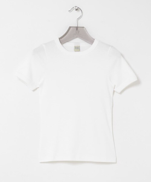 URBAN RESEARCH(アーバンリサーチ)の「FLORE FLORE CAR T-SHIRTS(Tシャツ/カットソー・レディース・WHITE/BLACK/OFF WHITE/EVERGREEN/STRAW/MULBERRY・S)」の8枚目の写真