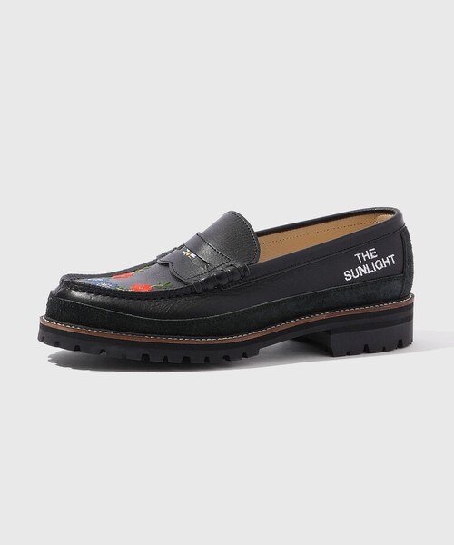 ADAM ET ROPE'（アダムエロペ）の「【KYOU for ADAM ET ROPE】SKOOL Type.2 Exclusive Embroidered Coin Loafers by HARUTA（ローファー・メンズ・ブラック・24.5/25.0/25.5/26.0/26.5/27.0）」の8枚目の写真
