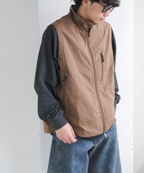 URBAN RESEARCH DOORS（アーバンリサーチドアーズ）の「FORK&SPOON　フィールドベスト（ベスト・メンズ・DARK NAVY/BROWN・4/5）」の5枚目の写真