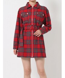 jouetie | フロントZIPミニワンピース(ワンピース)