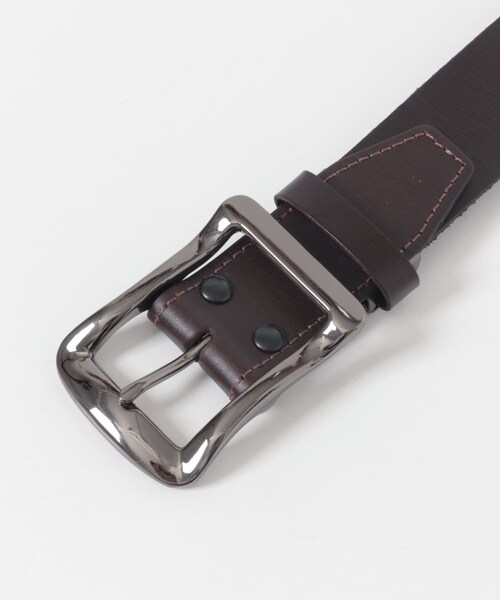 ITEMS URBANRESEARCH(アイテムズ アーバンリサーチ)の「Belt 350(ベルト・メンズ・BLK/D.BRN・-)」の9枚目の写真