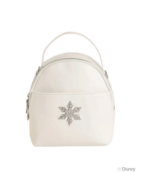 GYDA（ジェイダ）の「【ディズニーコレクション】FROZENアナと雪の女王/GYDAマルチWAYリュック（バックパック/リュック・レディース・オフホワイト/ブラック・F）」の6枚目の写真