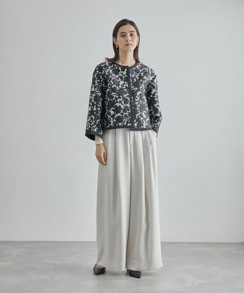 ROPE'(ロペ)の「【限定店舗・J'aDoRe限定】エレガンス キュアフィーロ 天竺クルーネックリブプルオーバー(Tシャツ/カットソー・レディース・ネイビー/オフホワイト・F)」の19枚目の写真