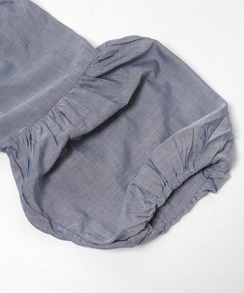 THE GOODLAND MARKET（ザグッドランドマーケット）の「FANAKA　ギャザーフリルブラウス（シャツ/ブラウス・レディース・BLUE/NAVY・Free）」の17枚目の写真