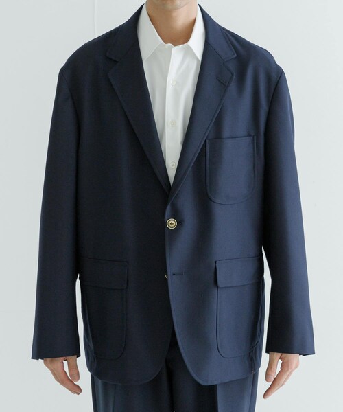 URBAN RESEARCH(アーバンリサーチ)の「FREEMANS SPORTING CLUB St MARKS JACKET(テーラードジャケット・メンズ・ネイビー/ダークグリーン・S/M/L)」の20枚目の写真