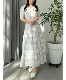 dazzlin | フロントボタンコルセットワンピース(ワンピース)