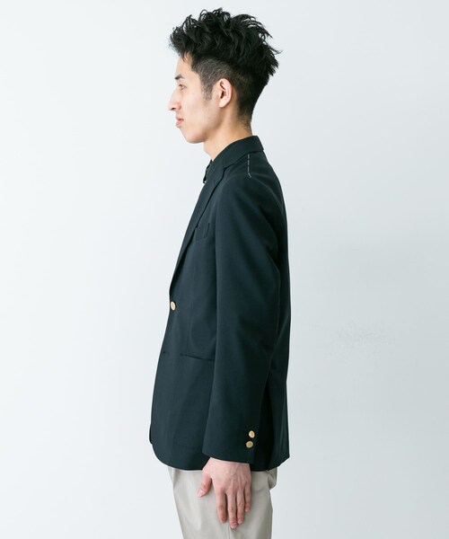 URBAN RESEARCH DOORS(アーバンリサーチドアーズ)の「『イージーケア』LIFE STYLE TAILOR ストレッチオックスメタルボタンブレザー(その他アウター・メンズ・NAVY・44/46/48/50)」の3枚目の写真