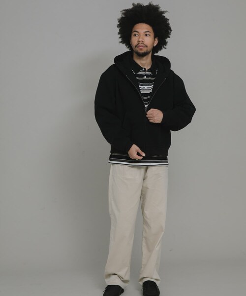 URBAN RESEARCH Sonny Label（アーバンリサーチサニーレーベル）の「ダックフーデッドショートブルゾン（ブルゾン・メンズ・キャメル/ブラック・M/L）」の7枚目の写真