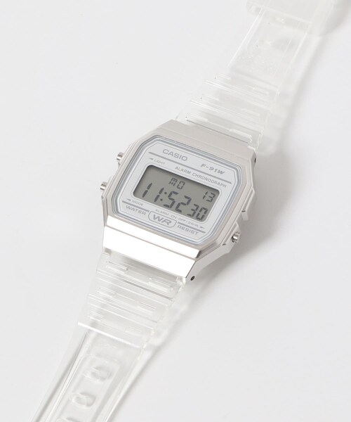 URBAN RESEARCH DOORS（アーバンリサーチドアーズ）の「CASIO　F-91WS-7JH（アナログ腕時計・メンズ・CLEAR/WHT・One）」の5枚目の写真