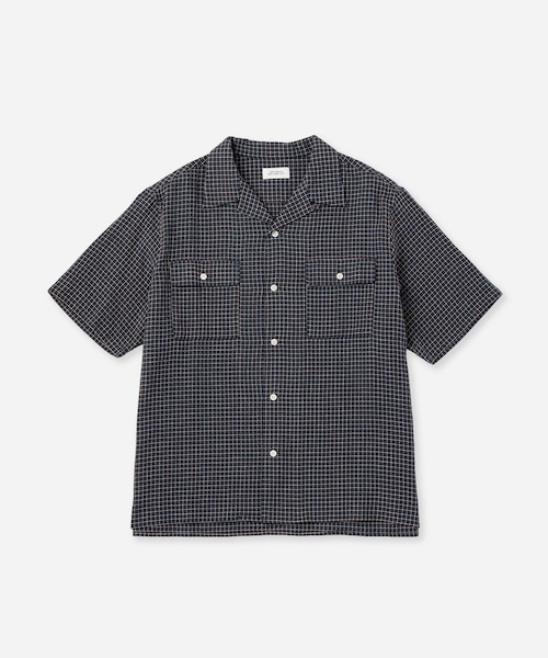 Saturdays NYC(サタデーズ ニューヨークシティ )の「Hester Palaka Shirt(シャツ/ブラウス・レディース・キナリ/オリーブ/ブルー・L/M/S/XL)」の10枚目の写真