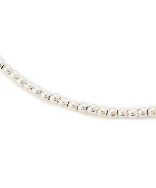 ADAM ET ROPE'（アダムエロペ）の「【J'aDoRe・店舗限定】【ERICKA NICOLAS BEGAY】ナバホパールネックレス3mm/45cm（ネックレス・レディース・シルバー・F）」の12枚目の写真