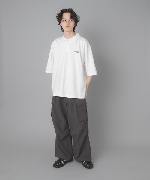 SENSE OF PLACE by URBAN RESEARCH（センスオブプレイスバイアーバンリサーチ）の「『別注』Converse×SENSE OF PLACE　JACK PURCELLポロシャツ（ポロシャツ・メンズ・WHITE/BLACK/BLUE・M/L）」の11枚目の写真