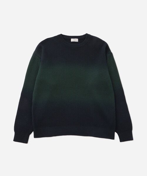 Saturdays NYC(サタデーズ ニューヨークシティ )の「COTTON CASHMERE STEP DYEING KNIT(ニット/セーター・レディース・ネイビー/ブルー・L/M/S/XL/XS/XXL)」の14枚目の写真