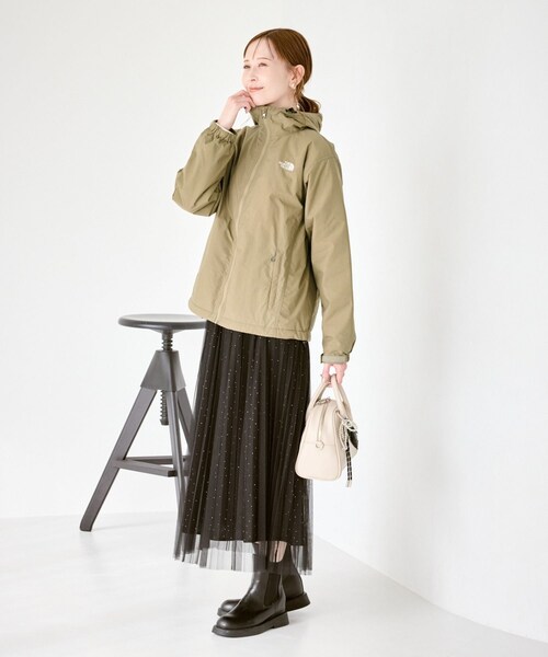 ROPE' PICNIC（ロペピクニック）の「【THE NORTH FACE/ザ・ノース・フェイス】Compact Nomad Jacket（ブルゾン・レディース・ブラック/ベージュ系・M）」の12枚目の写真