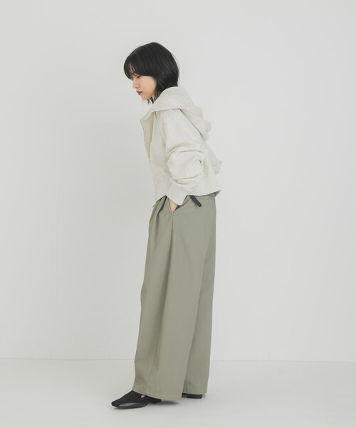 KBF（ケイビーエフ）の「セーラーライククロップドパーカー（パーカー・レディース・NAVY/OATMEAL/TOP GRAY・One）」の18枚目の写真