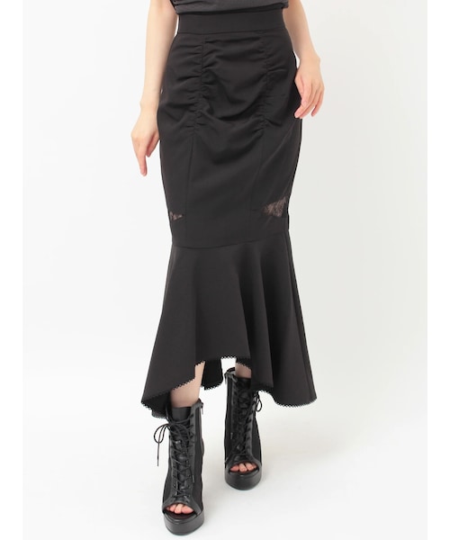 EATME（イートミー）の「カットアウトマーメイドスカート（スカート・レディース・グレー/ブラック・S/M）」の3枚目の写真