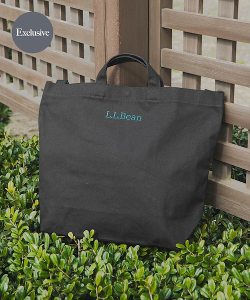 URBAN RESEARCH DOORS(アーバンリサーチドアーズ)の「『別注』L.L.Bean×DOORS Shoulder Strap Tote L(ショルダーバッグ・メンズ・Natural/Black/CarbonGray・one)」の1枚目の写真