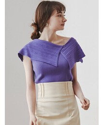 LAGUNAMOON | ビッグカラーニットプルオーバー(ニット/セーター)