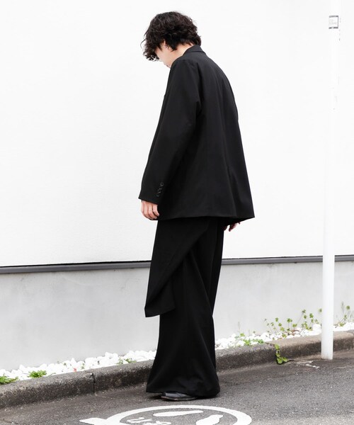 SENSE OF PLACE by URBAN RESEARCH（センスオブプレイスバイアーバンリサーチ）の「ベルトテッドジャンプスーツ（つなぎ/オールインワン・メンズ・BLACK/BEIGE・M/L）」の20枚目の写真