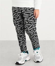 QUNTSTYLE | 裏起毛総柄サルエルパンツ（男の子・女の子）(その他パンツ)