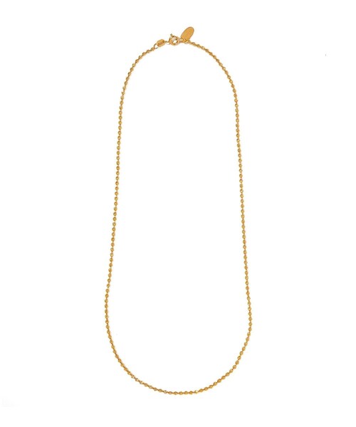 ROPE'(ロペ)の「【WEB限定】【les bonbon (ル ボンボン)】botanica seme necklace YG(ネックレス・レディース・ゴールド・F)」の5枚目の写真