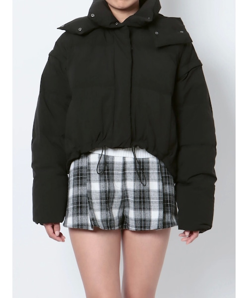 GYDA（ジェイダ）の「2WAYロゴ ZIPダウンコート（ダウンジャケット