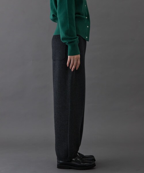 URBAN RESEARCH DOORS(アーバンリサーチドアーズ)の「FORK&SPOON コットンウールニットパンツ(その他パンツ・レディース・CHARCOAL/BROWN・1/2)」の13枚目の写真