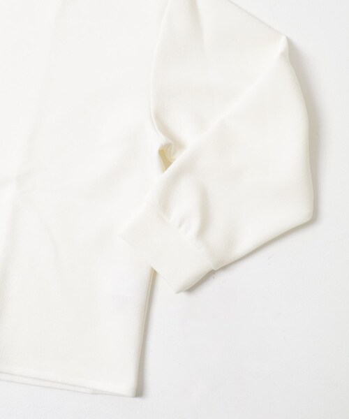 URBAN RESEARCH ROSSO（アーバンリサーチロッソ）の「Vネックジョーゼットプルオーバー（Tシャツ/カットソー・レディース・WHITE/BLACK・FREE）」の10枚目の写真