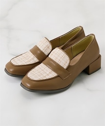 nissen | 【ゆったり幅広】la farfa SHOES（ラファーファ）ローファーパンプス（低反発中敷）（ワイズ４Ｅ）(パンプス)