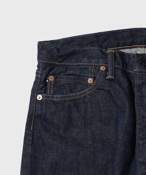 ADAM ET ROPE'（アダムエロペ）の「【cantate/カンタータ】Denim Flare Trousers （ONE WASH）（デニムパンツ・メンズ・ネイビー・28/30/32/34）」の8枚目の写真