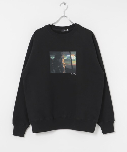 URBAN RESEARCH(アーバンリサーチ)の「BLANKMAG NIGHT photo Crew(スウェット・メンズ・Black/Off White・M/L/XL)」の18枚目の写真