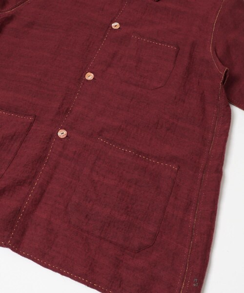 URBAN RESEARCH（アーバンリサーチ）の「MAATEE&SONS　GUPTA WOOL WFACE COVERALL（カバーオール・メンズ・CHACOAL/RED・2/3）」の9枚目の写真