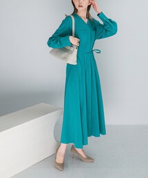 URBAN RESEARCH ROSSO WOMEN | ポケットデザインVネックワンピース(ワンピース)