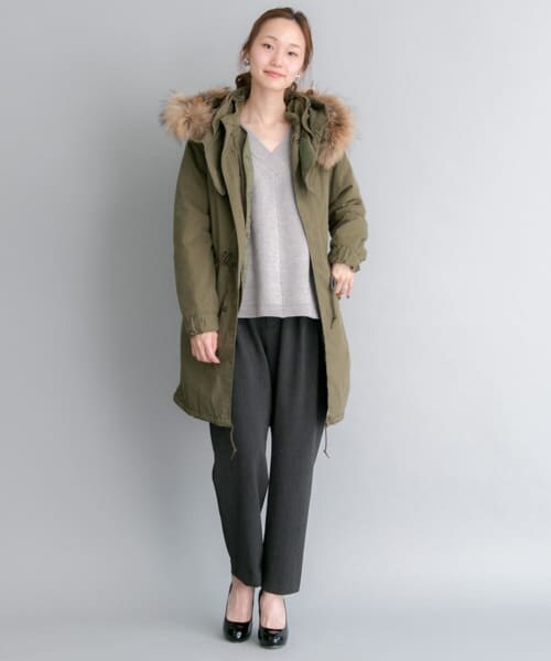 URBAN RESEARCH（アーバンリサーチ）の「ALPHA INDUSTRIES×URBAN RESEARCH iD　別注M65 PARKA（モッズコート・メンズ・KHAKI/BLACK・XS/S/M/L）」の21枚目の写真