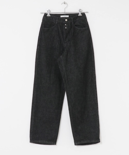 URBAN RESEARCH DOORS(アーバンリサーチドアーズ)の「ARCHI 14OZ DENIM WIDE PANTS(デニムパンツ・レディース・BEIGE/GRAY/BLACK・XS/S)」の1枚目の写真
