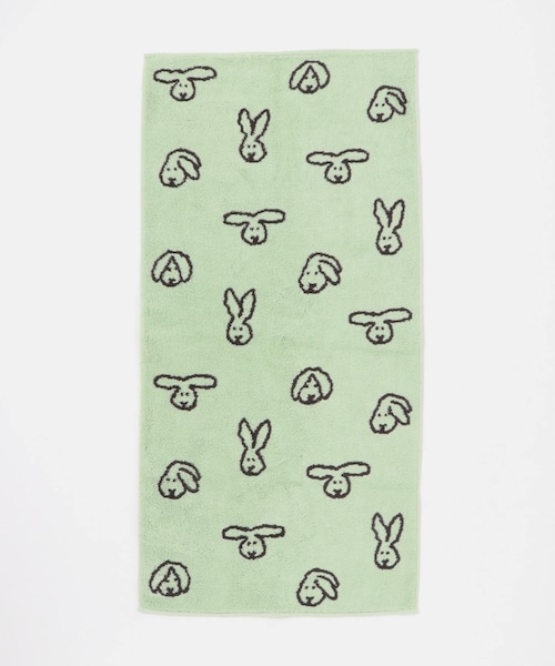 URBAN RESEARCH(アーバンリサーチ)の「WARMGREYTAIL FACETOWEL-BUNNY BUNNY(タオル・メンズ・CREAM/MINT・-)」の2枚目の写真
