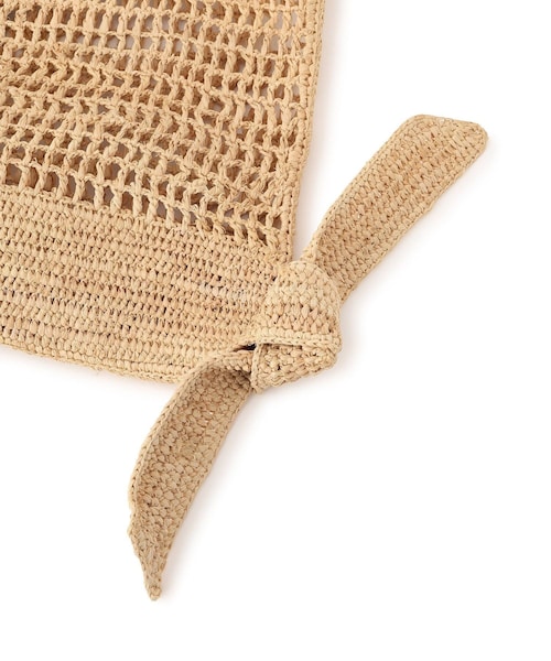 ADAM ET ROPE'(アダムエロペ)の「【HEREU(ヘリュー)】CADOR RAFFIA MESH(ショルダーバッグ・レディース・ベージュ・F)」の8枚目の写真