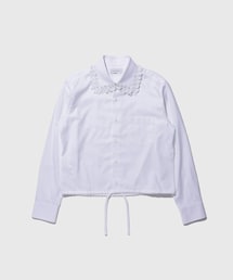 ADAM ET ROPE' | 【LIBRIO MENDONCA/リブリオ メンドンサ】CROCHET COLLOR SHIRT(シャツ/ブラウス)