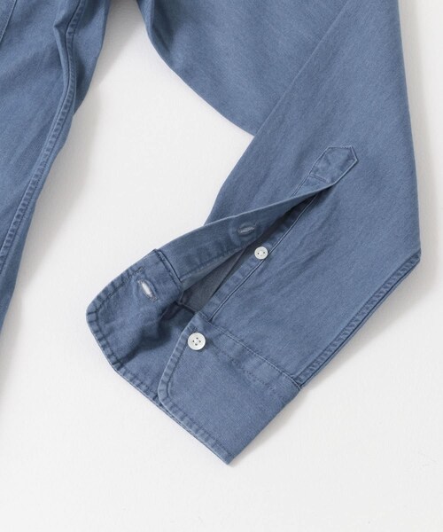 URBAN RESEARCH DOORS（アーバンリサーチドアーズ）の「LIFE STYLE TAILOR　デニムボタンダウンシャツ（シャツ/ブラウス・メンズ・NAVY/BLUE・S/M/L）」の14枚目の写真